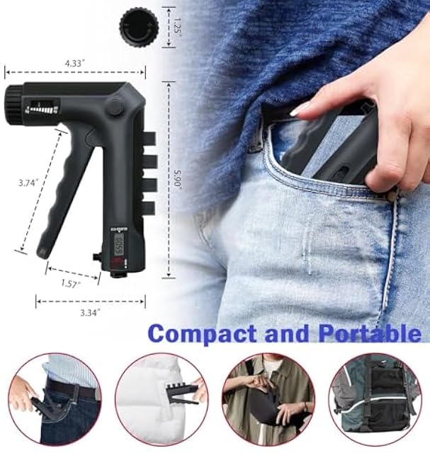 Grip Strength Trainer with Finger Exerciser 2 in 1, Digital Counter Adjustable Hand Grip Strengthener, Forearm Strengthener Wrist Exerciser for strength training, recovery and muscle building