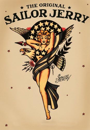 Sailor Jerry Tattoo Art 11x14 Photo Print