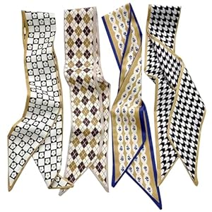 TEBIEKOY 4Pcs Fashion Scarves for W...