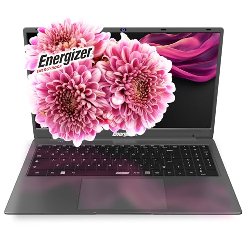 Energizer EnergyBook : Laptop 15,6'' HD+, Intel Celeron, 8 GB de RAM, SSD de 256 GB, gráficos UHD, Windows 11, Teclado QWERTY (Interfaz), USB 3.0, HDMI