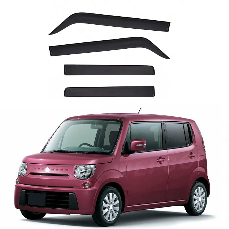 Déflecteurs de vent pour Suzuki Mr Wagon MF33S 2011-2017 | Set de 4 pièces pare-pluie