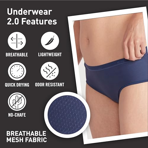 ExOfficio Women's Give-N-Go 2.0 Hipster - Breathable Durable Easy Care Travel Underwear4