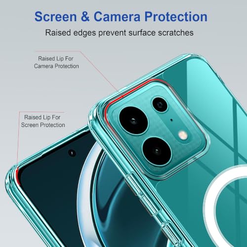 Image of Zapcase Back Case Cover for Realme P4s 5G | Compatible for Realme P4s 5G Back Cover | Compatible with MagSafe | Scratch-Resistant Back Cover | Clear