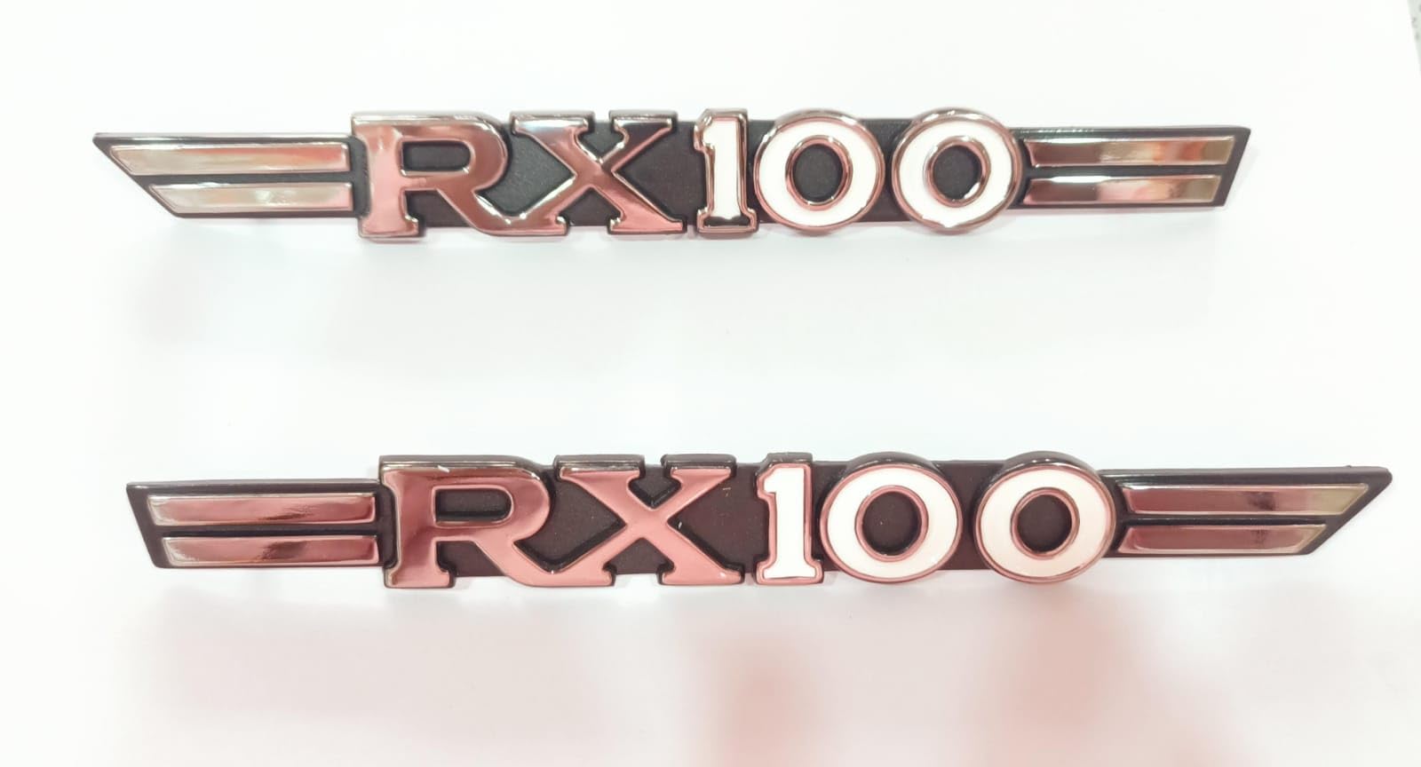 RX 100 Bike Monogram with Plating (Silver) (Set of 2)-image-36