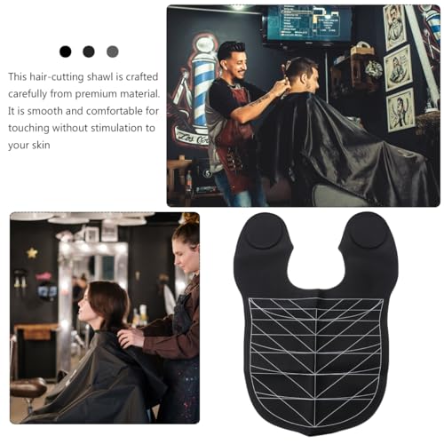 FRCOLOR Friseur Stylist Schneidkragen Silikon Haarschneidekragen Salon Kragen Professionelle Wasserdichte Haarfärbemittel Umhang Friseur Assecories für Erwachsene Schönheitssalon Friseur