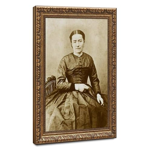Toile Sainte Zélie Martin décor mural de 50,8 cm avec cadre suspendu pour salon