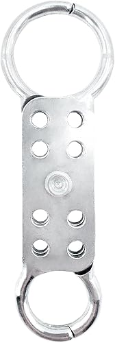 Miniatura 4 de Bloqueo de etiquetado cerrojo 10 Pack 8 agujero diseño ignífugo flor seguridad doble cabeza hebilla de aluminio bloqueo