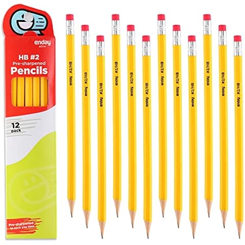 Crayons en bois Enday pré-taillés Cover