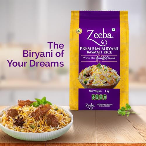 Image of Zeeba Premium Biryani Basmati Rice - 1 KG