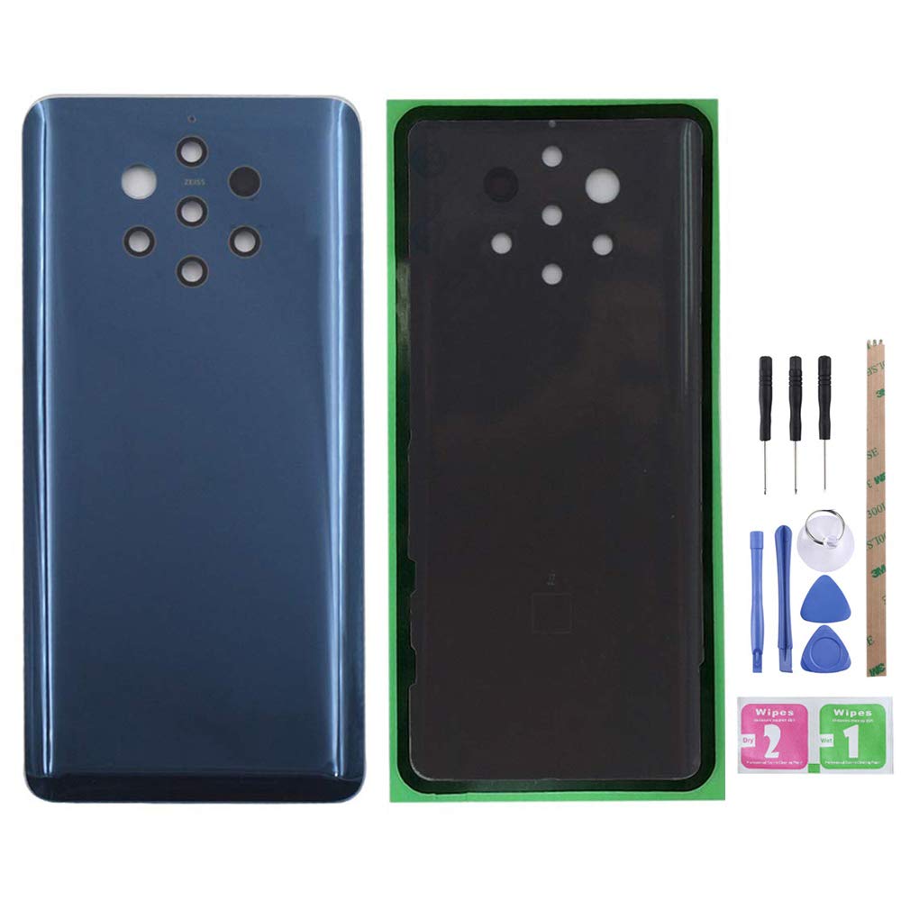 Repair Back Panel Battery Back Cover Battery Door Housing Replacement Parts for Nokia 9 PureView TA-1094 A-1087 TA-1082 5.99inch