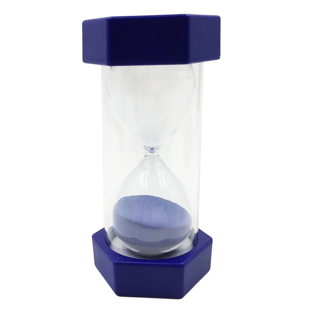 8 Minutes Sandglass Hourglass Timer Kichen Clock Exercise Timing Blue