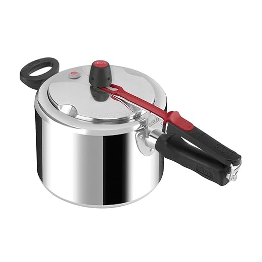 Panela de Pressão Clock Original com Fechamento Interno 4,5 Litros