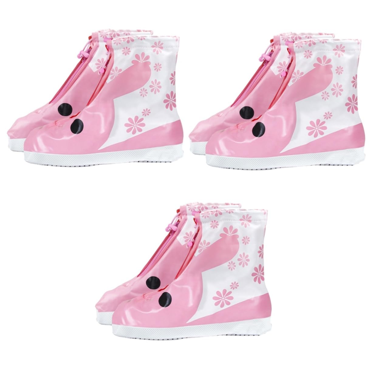Yardwe 2 Paar Regenstiefel Für ädchen Kinder Gummistiefel Über Stiefelüberzüge Kinderschuhüberzug Überzüge Für Medizinische Stiefel Regenbekleidung Für Kinder Einweg Schuhe Kleinkind
