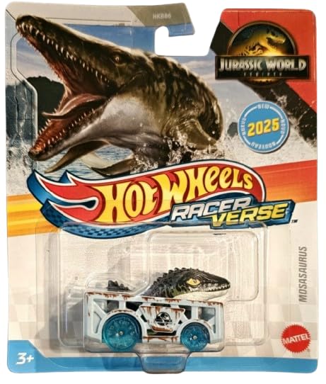 Hot Wheels Racer Verse Mosasaurus escala 1:64 miniatura 1
