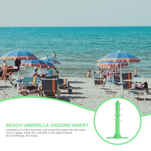 Ancla para sombrilla de playa resistente al viento con diseño compacto minkissy 8