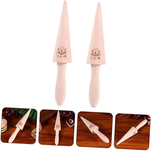 Miniatura 6 de KICHOUSE Rodillo de madera Pizzelle Roller Cono Rodillo 2pcs Molde de Cono de Madera Herramientas para Hornear Kit de Pizza Rodillo de cono de gofres