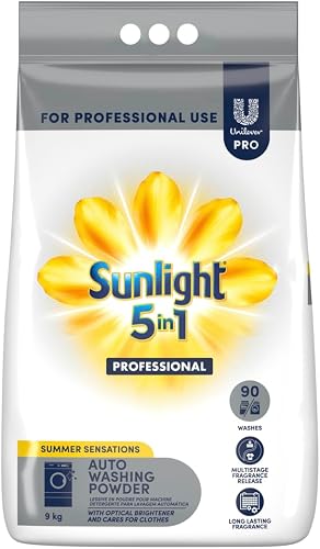 Sunlight Professional Summer Sensations 5in1 Auto Washing Powder Detergent 9kg, (packaging may vary)