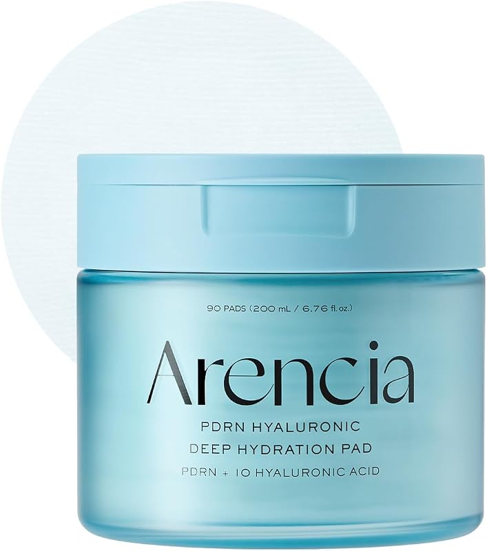 Tônico em discos ARENCIA PDRN com ácido hialurônico, 90 unidades, 200 mL