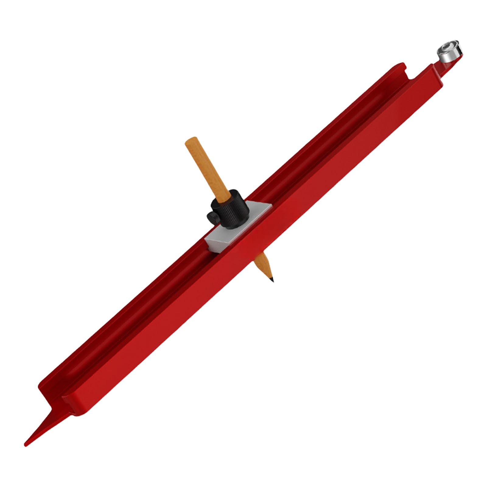 Aluminum Alloys Outline Scribing Ruler with Pencils Outline Scribes Tool Adjustable Pencil Holder Woodworking Tool Woodworking Edges Corner Measuring Duplicators