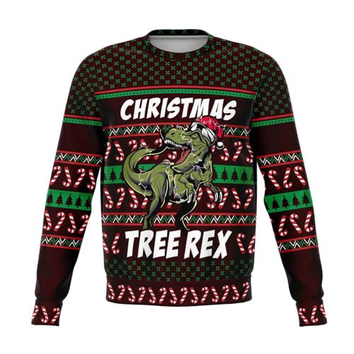 Christmas Tree Rex Dinosaur Sweatshirt