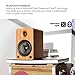 Kanto YU6WALNUT Powered Bookshelf Speakers with Bluetooth and Phono Preamp | Pair | Walnut