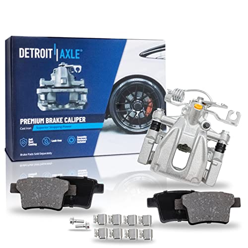 Image of Detroit Axle - Rear Brake Pads Left Disc Caliper Replacement