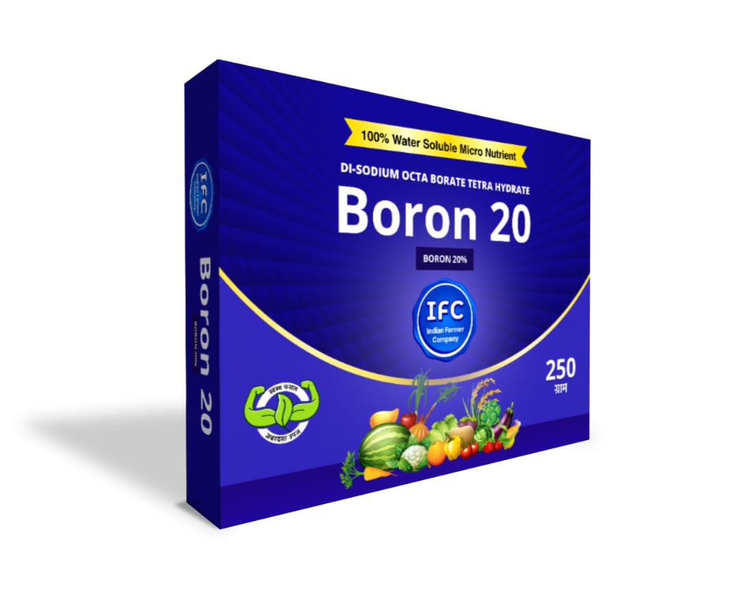 IFC Boron 20 Fertilizer | Enriched with a 20% concentration of essential boron | Ensures optimal crop yield and improved overall plant health | 250 grams (B0CKYRVD87) Amazon Price History, Amazon Price Tracker
