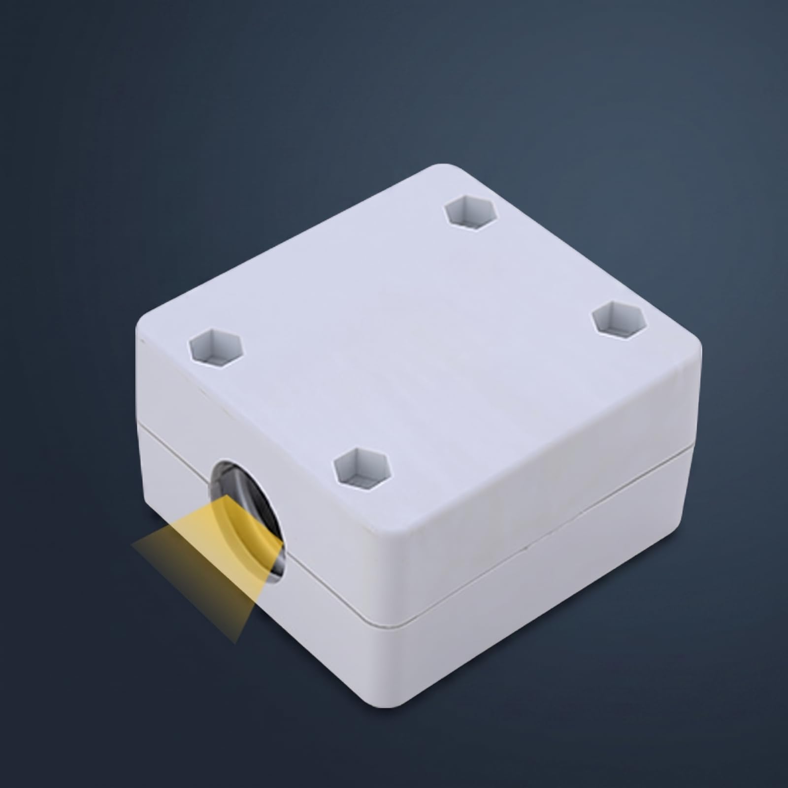 Amagogo Morsetto Base per Portacanna da Pesca in Nylon con Superiori Svasate E Alloggiamento Quadrato Compatto per Installazione su Rotaie E Barche