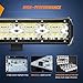 Nilight LED Light Bar 37Inch 780W Triple Row Flood Spot Combo 78000LM Driving Work Light Off-Road Lighting for Trucks Pickup Car Golf Cart SUV ATV UTV 4x4 Van Camper Boat