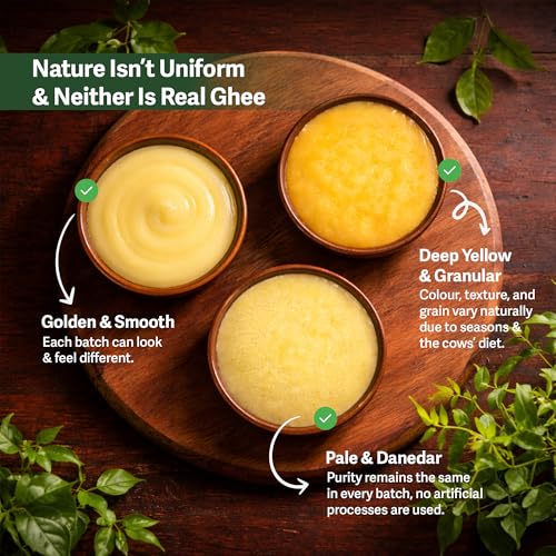 Image of Satvam Organics Cow Ghee 100ml | Pure Desi Ghee | Danedaar Organic Ghee | Rich Aroma & Taste | Ghee 100gm Offer | Pure & Authentic | Premium Quality Guaranteed