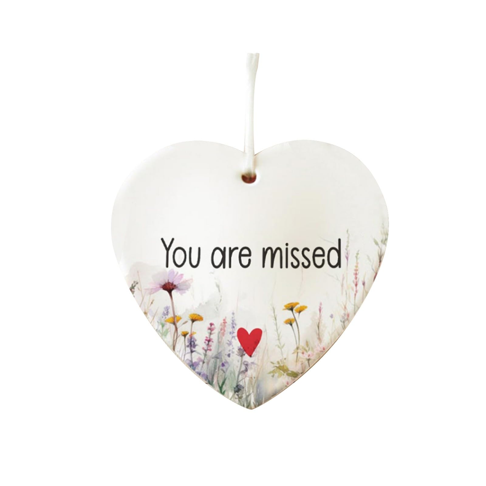 Friendship Hanging Heart Ornament, Acrylic Heart Friendship Gift for Her, Encouragement Gifts Heart Shape Pocket Hug Token Gifts Support Friendship Keepsake