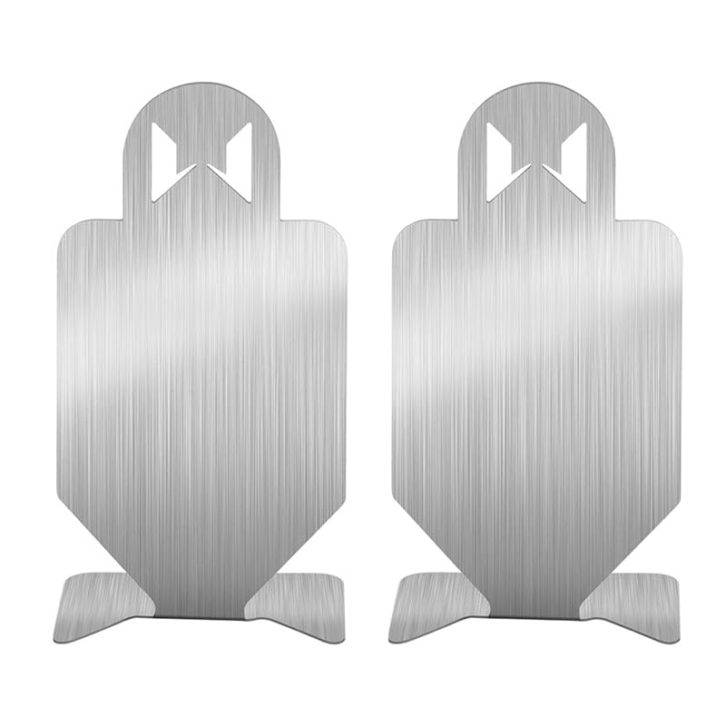 Outdoor BB Gun Airsoft Paintball Shooting Training Plate Tactical Metal 2 PCS Target