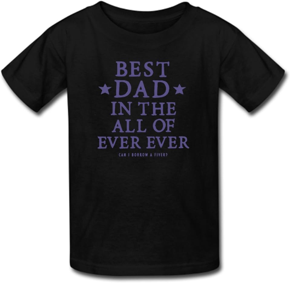 Gentlemen Short Sleeves T-shirts With This is what the Best Dad in the World Look Like Print