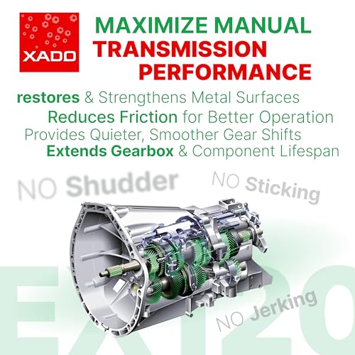 Image of XADO EX120 Manual Transmission Fix - Treatment for Stick Shift Gearboxes, Transfer Cases & Differentials | Friction Modifier Additive - Repairs Sticking, Shudder and Slipping