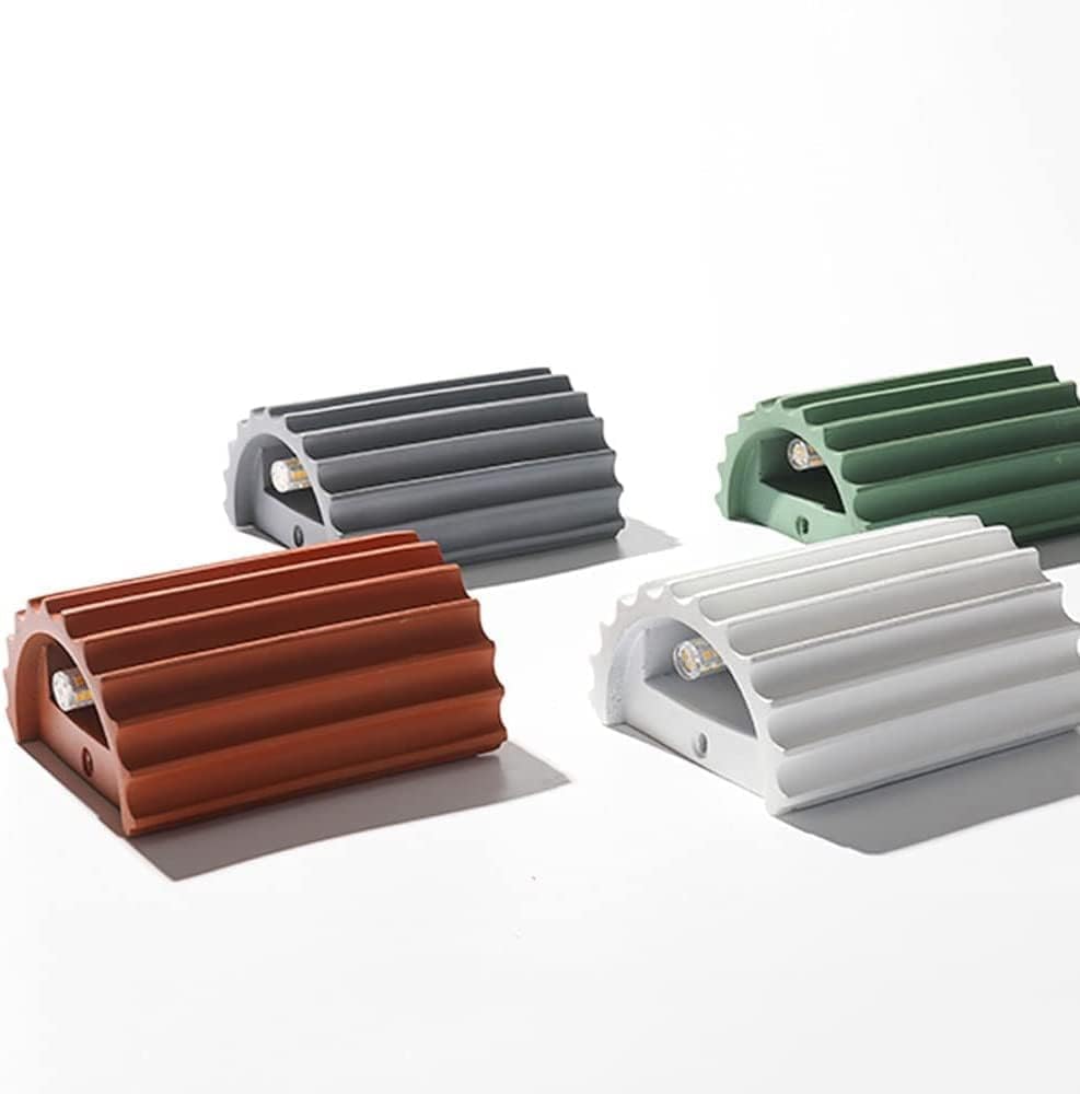 Decorazione Lampada da parete classica a LED verde con lampadina Lampada da parete Compatible with interni a 2 luci su e giù Lampade da parete moderne da comodino Compatible with camera da letto