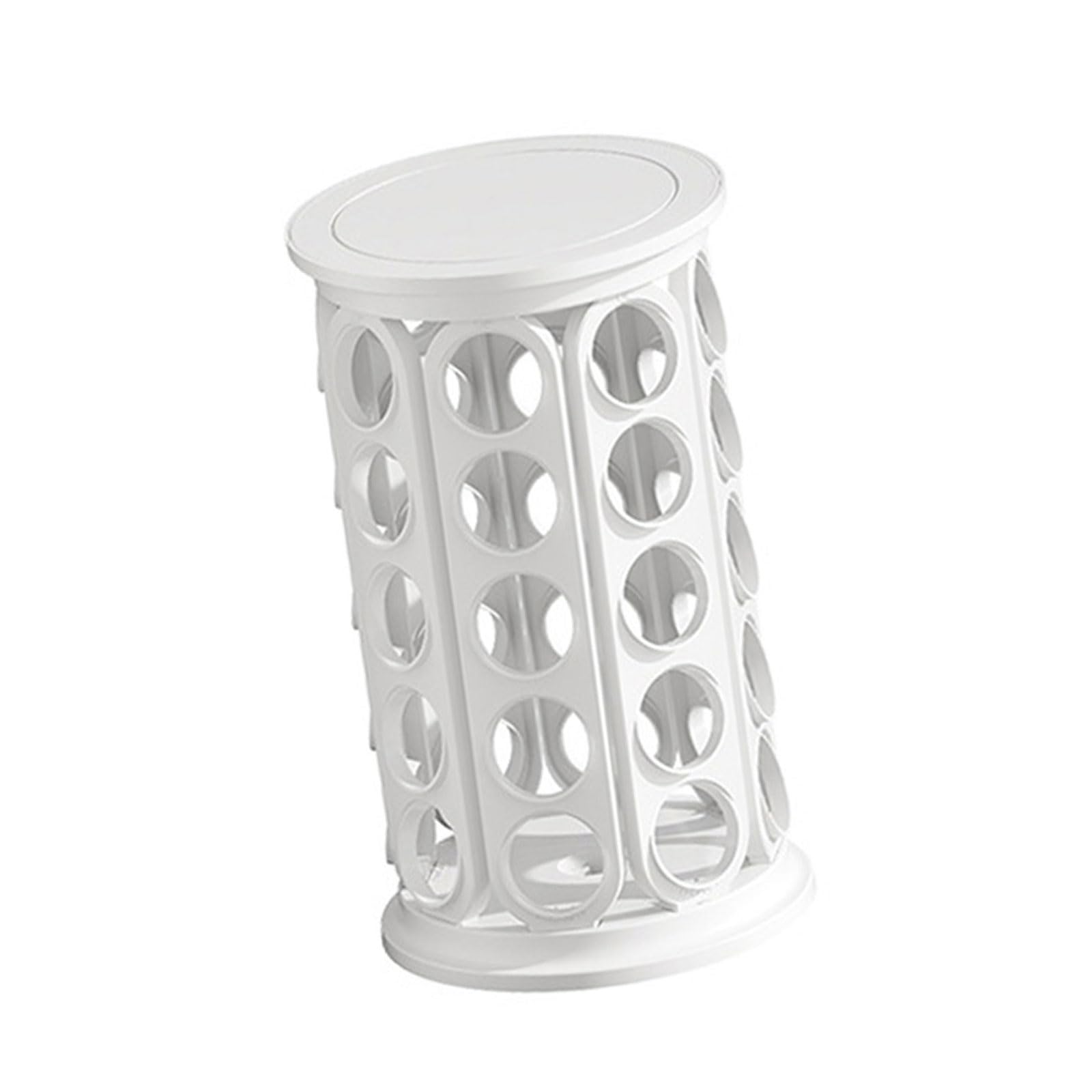 HDOYTXXM 40 Count Rotating Coffee Pods Storage Rack ABS Organiser for Home 360 Degree Rotating Countertop Stand ABS Coffee Pods Dispenser Stand