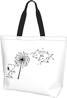 スヌーピー アニメ トートバッグ 大容量 軽量 おしゃれ 買い物バッグ レディース メンズ 通勤 通学 旅行用 グッズ キャラクター プレゼント