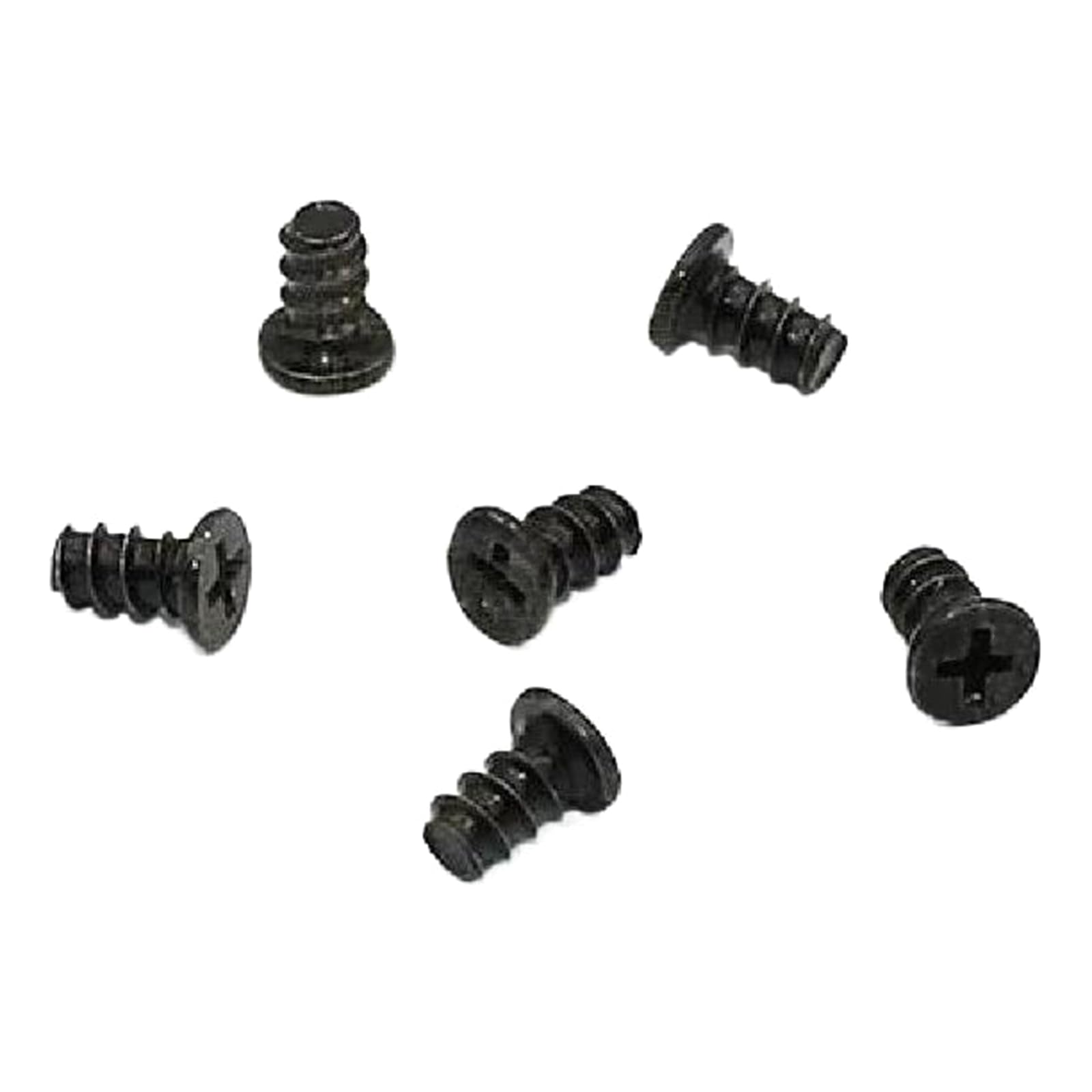 Viti, Viti autofilettanti, Vite autofilettante a Testa Piatta Ultra Sottile Super Bassa M1.8 M2 con Testa a Croce Phillips 30 Pezzi(Black Zinc,M2x3.5mm)