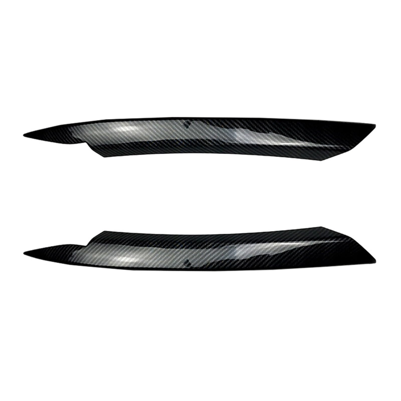 Naklejka na reflektor przedni samochodu, brwi, powieki, brwi, Compatible With Volkswagena, Compatible With VW Passata B7 2010-2014(Carbon Fiber)