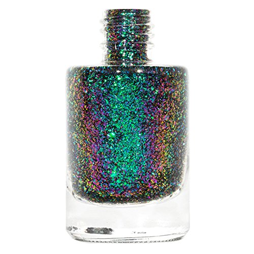 Image of ILNP Supernova - Green, Teal, Blue, Purple Ultra Chrome Color Shifting Flakie Nail Polish