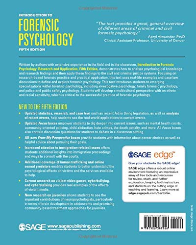 Introduction to Forensic Psychology: Research and Application