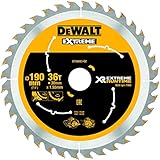 VE 50, Korn 11361 Dewalt XR Extreme Runtime Kreissaegeblatt Handkreissäge, 1 Stück, 190/30 mm 36 WZ/FZ, DT99563-QZ
