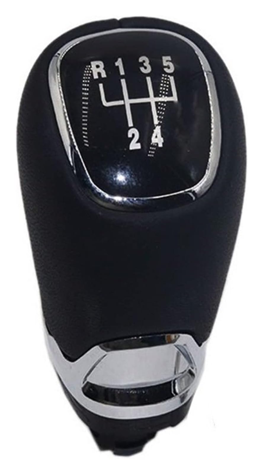 TRASH BIN Car Gear Shift Knob for Skoda for Fabia 2 II MK2 for Combi Scout 2007-2014 Leather 5 6 Speed Car Shift Gear Lever Gaitor(5 Speed Knob)