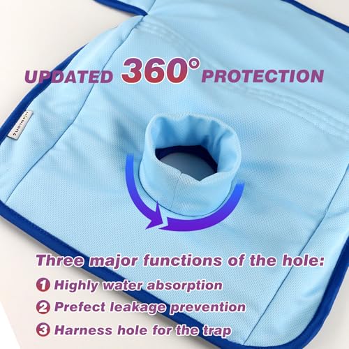 Image of Piddle Pads, Multi-use and Leak Free Lines for Baby Stroller, High Chair & Car Seat, Waterproof Toilet Training Seat Covers for Toddles (Blue, 1 Pack)