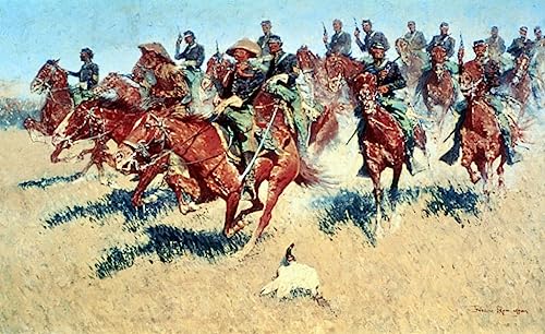 Affiche Frederic Remington plaines du sud impression sur toile 60x90cm