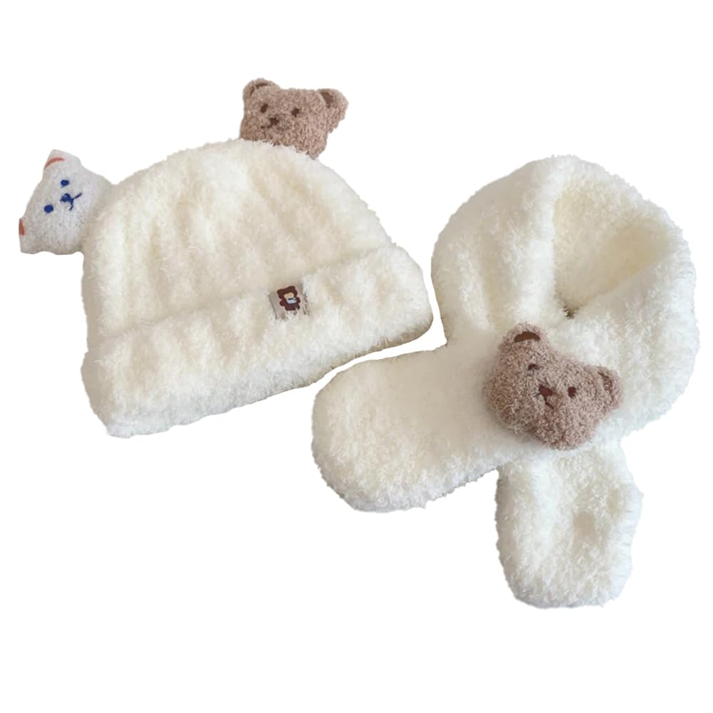 ふわふわクマクッション（帽子付き） 楽天市場】クマ帽子 可愛いくまさん耳当て帽子 人気秋冬帽子