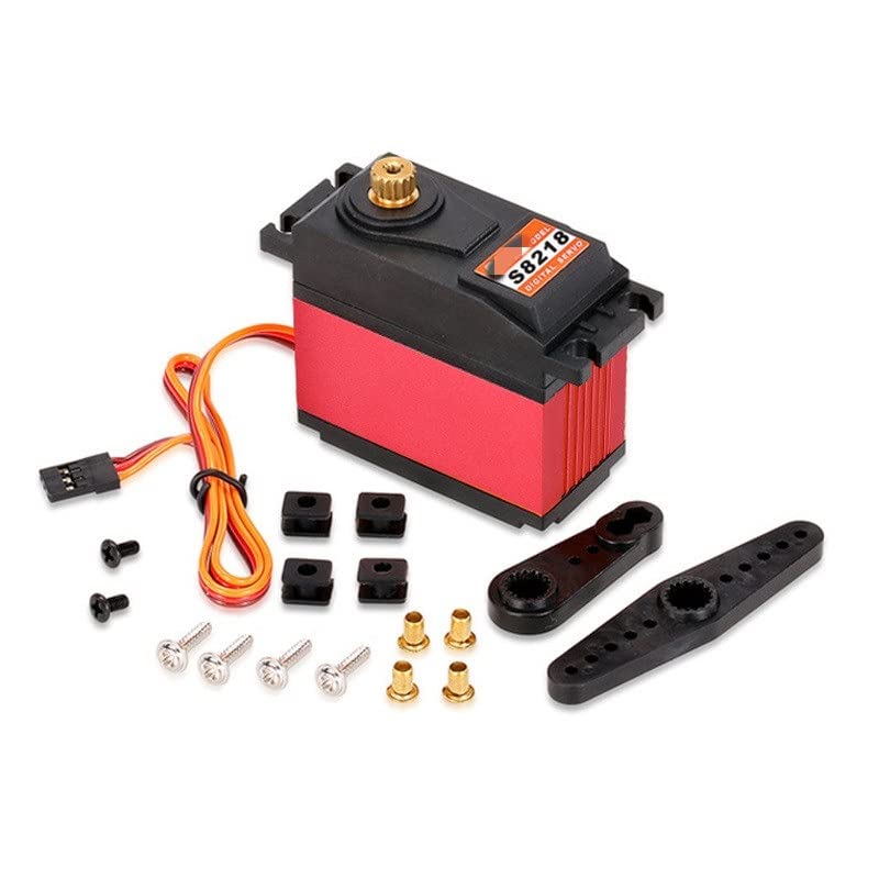 Dla CYS-S821 / 2 / 4pcs 18 40kg Metal Gear Digital 6V-7.4V 0.18s-0.20s / 60 High Torque HV Servo do samochodu 1/5 RC (Size : 4pieces)