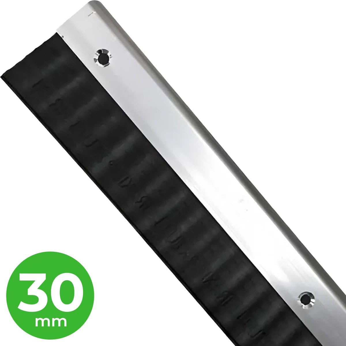 Bajo de puerta 1 metro Listo para usar | 30 mm | Junta de puerta aislante profesional | Burlete de puerta Anti-Froid & Anti-Plagas | Umbral de puerta Fácil de instalar para interior y exterior