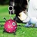 Golf Ball Tee Holder, 2Pcs Portable Golf Tee Holder with Novelty Keychain Accessory for Bag, Golf Accessories for Men/Women, Fits 3 1/4, 2 3/4, 1 1/2 Tees