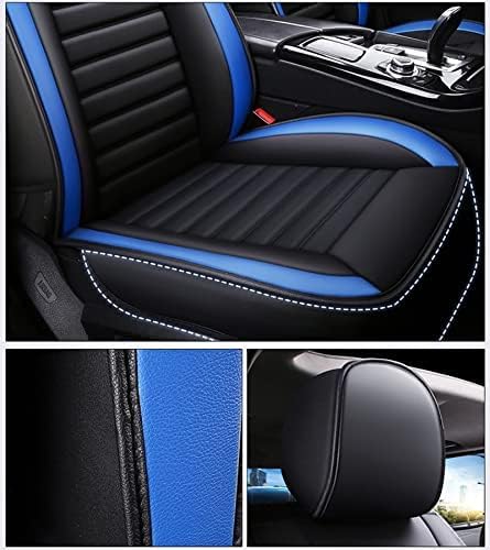 Housses de siège pour MBZ Classe E AMG E53 E63S E43 ensemble complet noir et blanc - 6